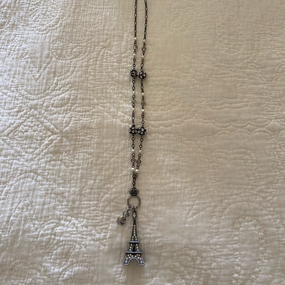 A Gilded Life Eiffel Tower necklace